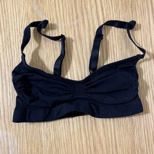 Skims Black Wireless Bralette - Comfort Stretch Bra